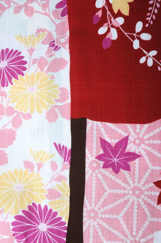Japanese yukata kimono / D #082