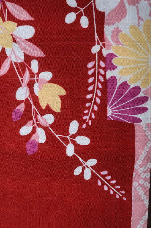 Japanese yukata kimono / D #082