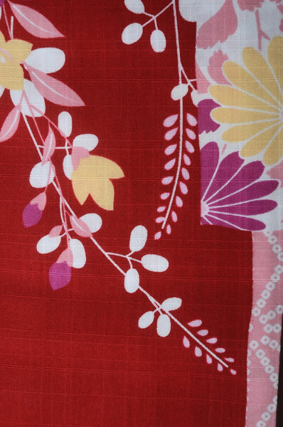 Japanese yukata kimono / D #082