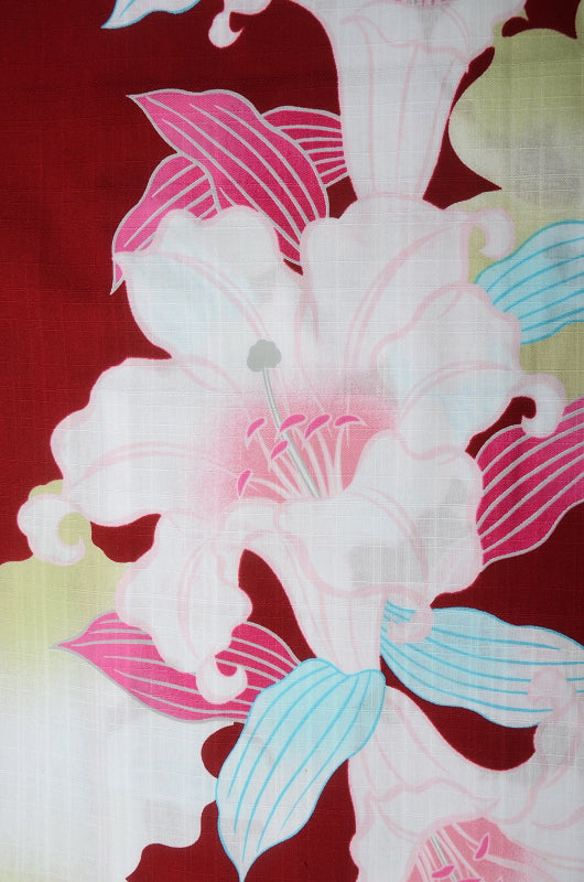 Japanese yukata kimono / D #083