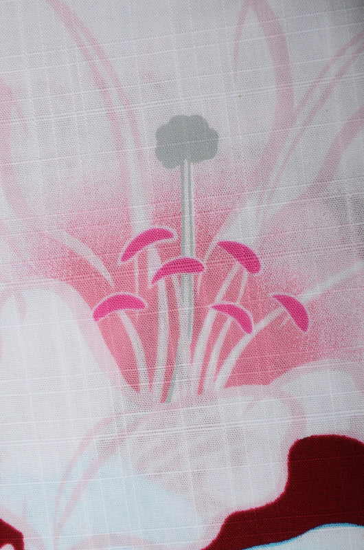 Japanese yukata kimono / D #083