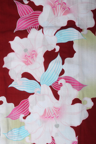 Japanese yukata kimono / D #083