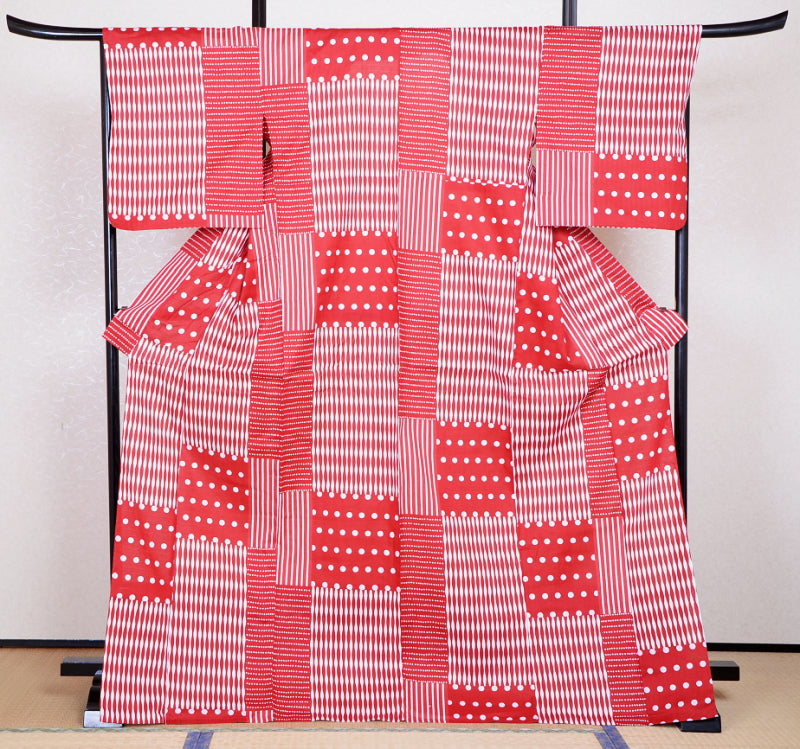 Japanese yukata kimono / D #084