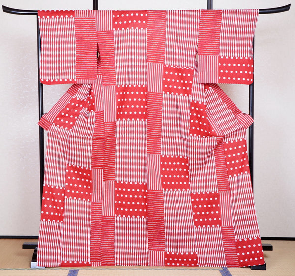 Japanese yukata kimono / D #084