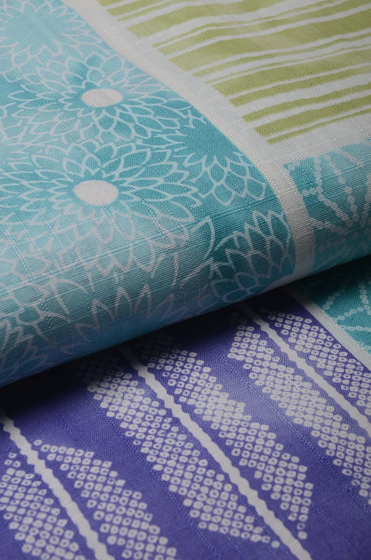 Japanese yukata kimono / D #087