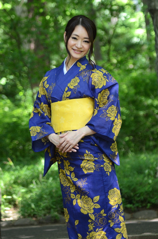 Japanese yukata kimono / ST #210