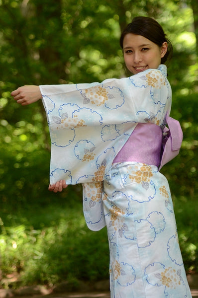 Japanese yukata kimono / ST #203