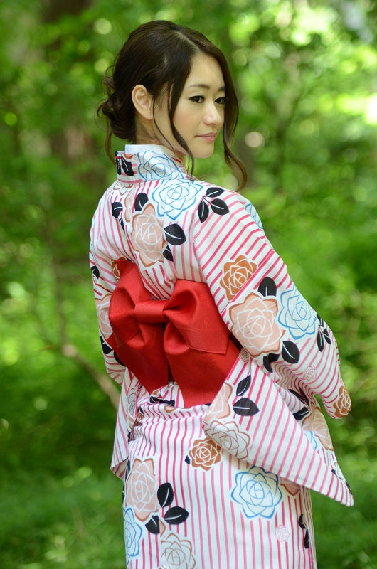 Japanese yukata kimono / ST #205