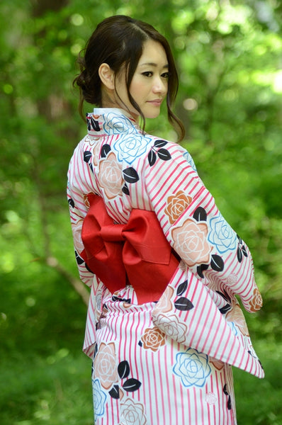 Japanese yukata kimono / ST #205