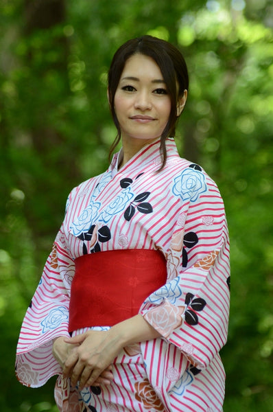 Japanese yukata kimono / ST #205
