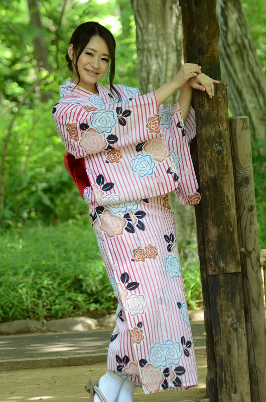 Japanese yukata kimono / ST #205
