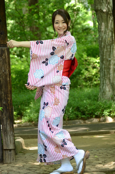 Japanese yukata kimono / ST #205