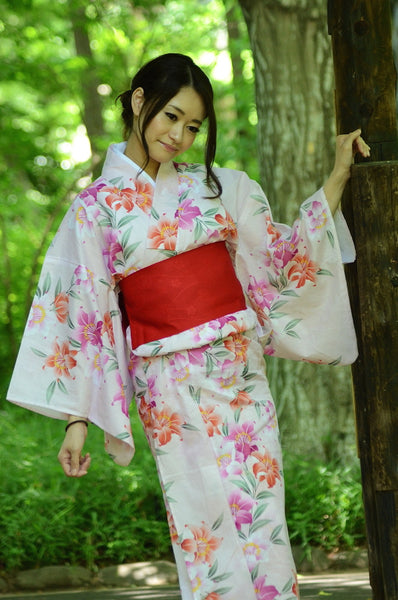 Japanese yukata kimono / ST #206