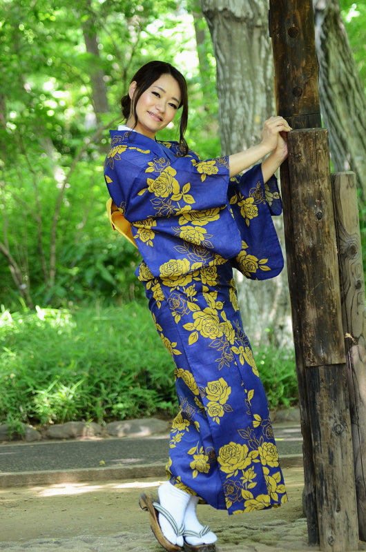 Japanese yukata kimono / ST #210