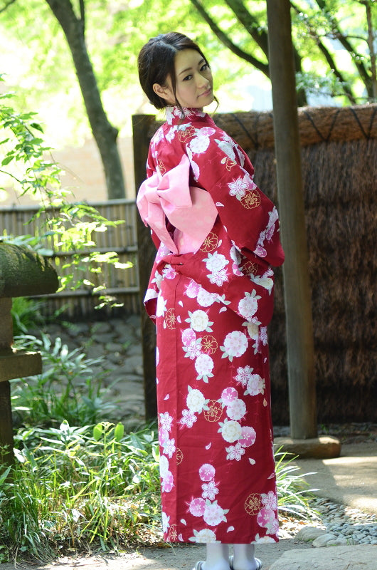 Japanese yukata kimono / ST #223