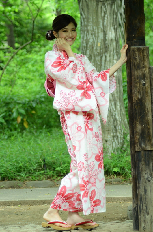 Japanese yukata kimono / ST #301