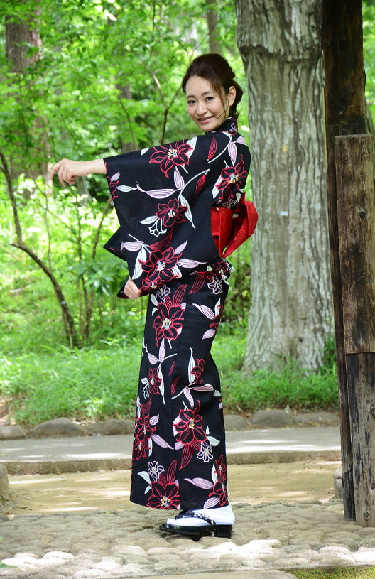 Japanese yukata kimono / ST #501