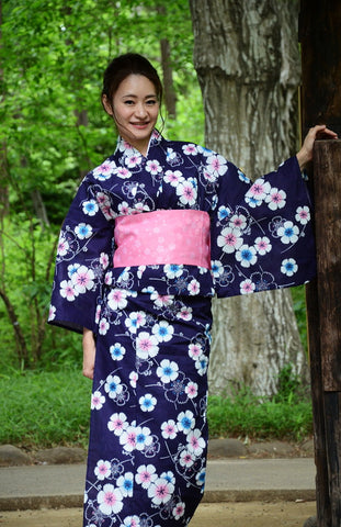 Japanese yukata kimono / ST #502
