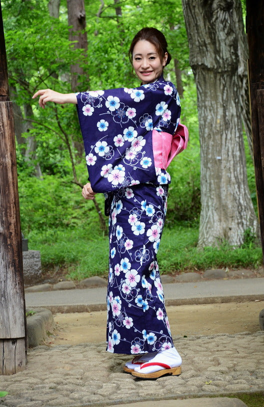 Japanese yukata kimono / ST #502