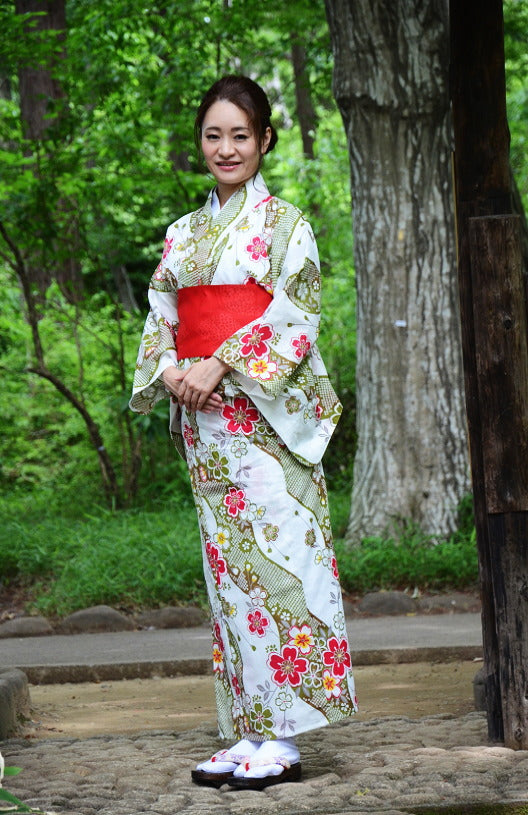 Japanese yukata kimono / ST #509
