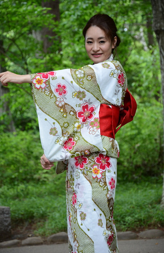 Japanese yukata kimono / ST #509