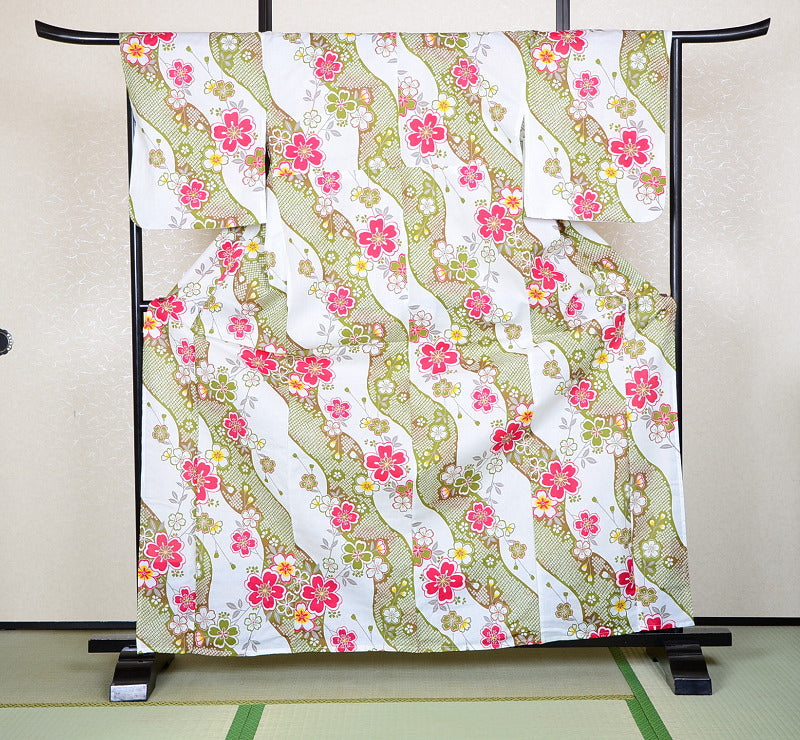 Japanese yukata kimono / ST #509