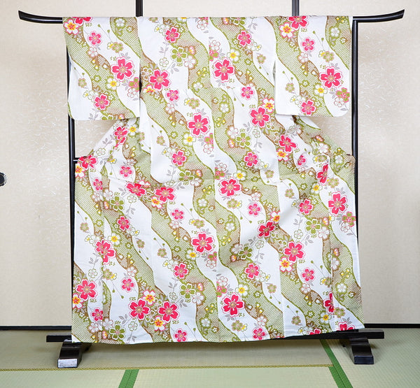 Japanese yukata kimono / ST #509
