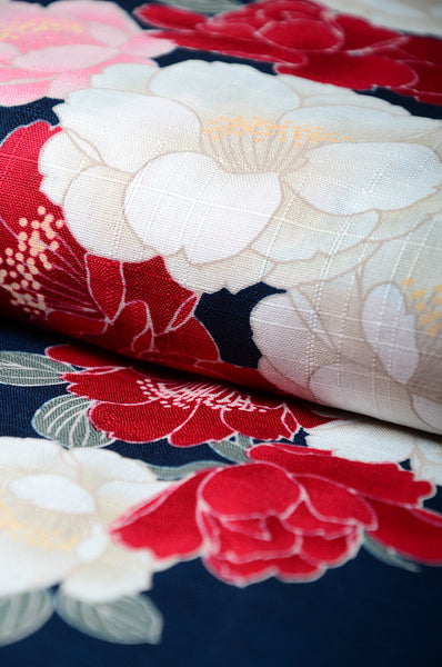 Japanese yukata kimono / D #110