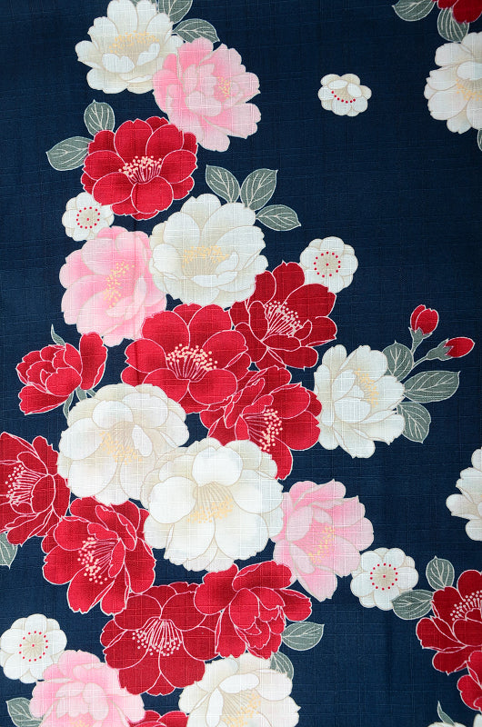 Japanese yukata kimono / D #110