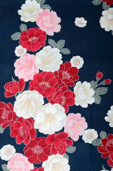 Japanese yukata kimono / D #110