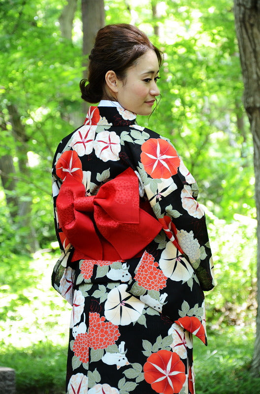 Japanese yukata kimono / D #113