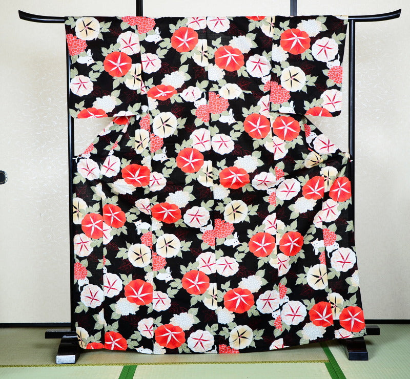 Japanese yukata kimono / D #113