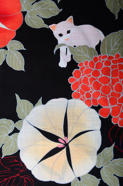 Japanese yukata kimono / D #113