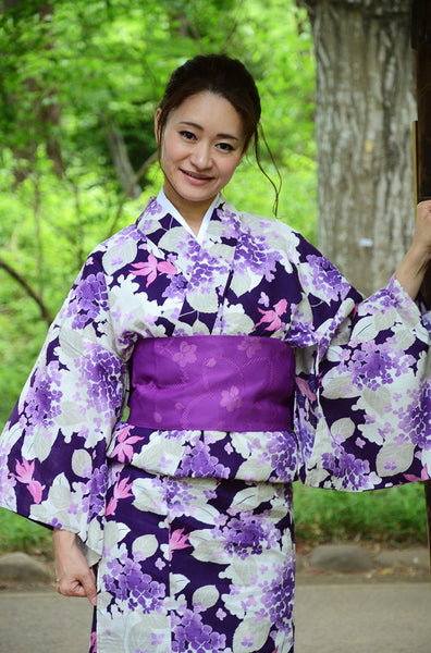 Japanese yukata kimono / D #114