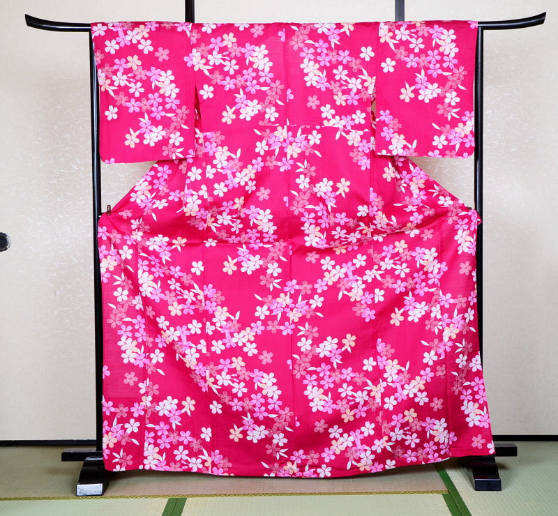 Japanese yukata kimono / D #120