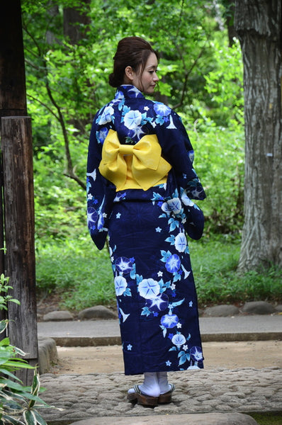 Japanese yukata kimono / D #122