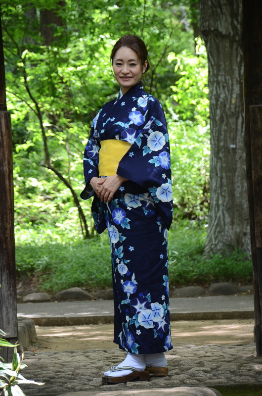 Japanese yukata kimono / D #122