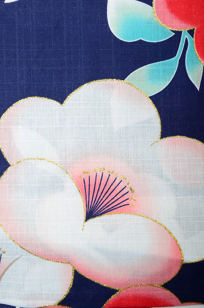 Japanese yukata kimono / D #134