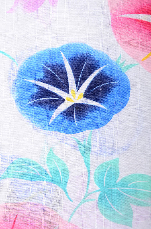 Girls yukata and obi belt set / GY #62 (13-14)