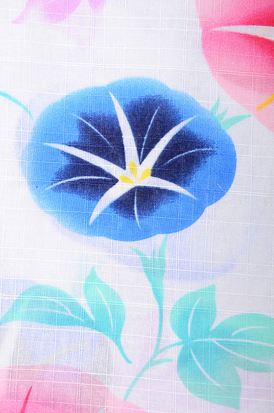 Girls yukata and obi belt set / GY #62 (13-14)