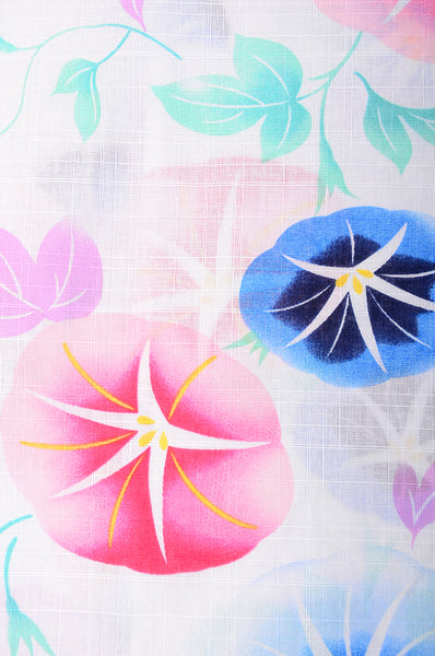 Girls yukata and obi belt set / GY #62 (13-14)