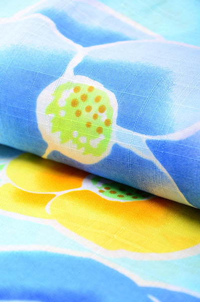 Girls yukata and obi belt set / GY #66 (13-14)