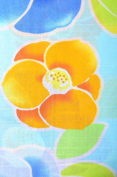 Girls yukata and obi belt set / GY #66 (11-12)