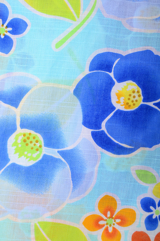 Girls yukata and obi belt set / GY #66 (11-12)