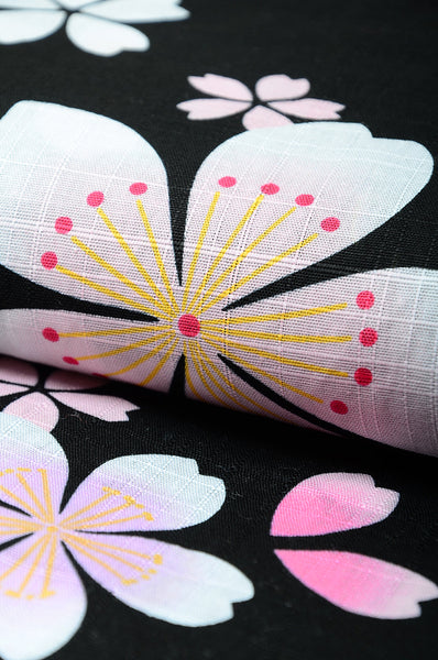 Girls yukata and obi belt set / GY #69 (13-14)