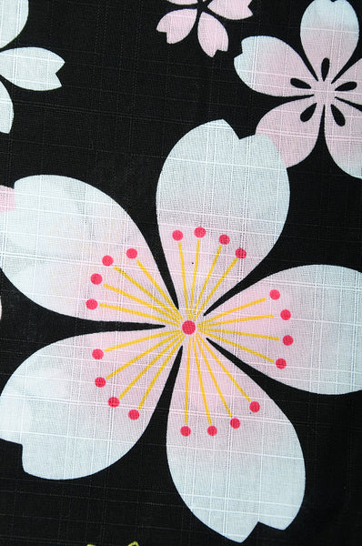 Girls yukata and obi belt set / GY #69 (13-14)