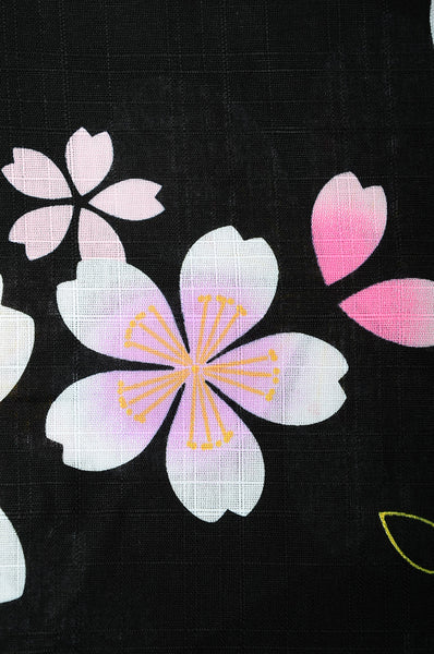 Girls yukata and obi belt set / GY #69 (13-14)