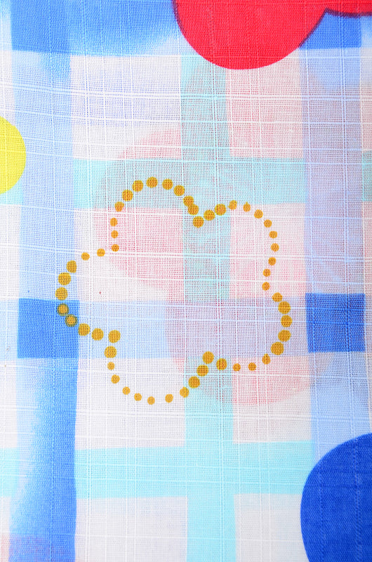 Girls yukata and obi belt set / GY #52 (7-8)