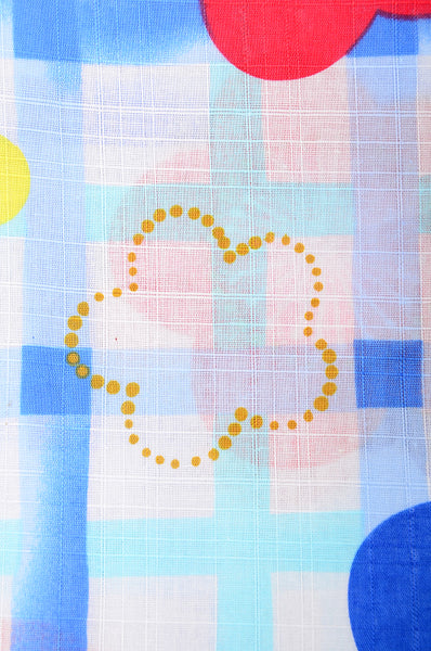 Girls yukata and obi belt set / GY #52 (7-8)