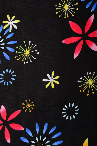 Girls yukata and obi belt set / GY #53 (7-8)